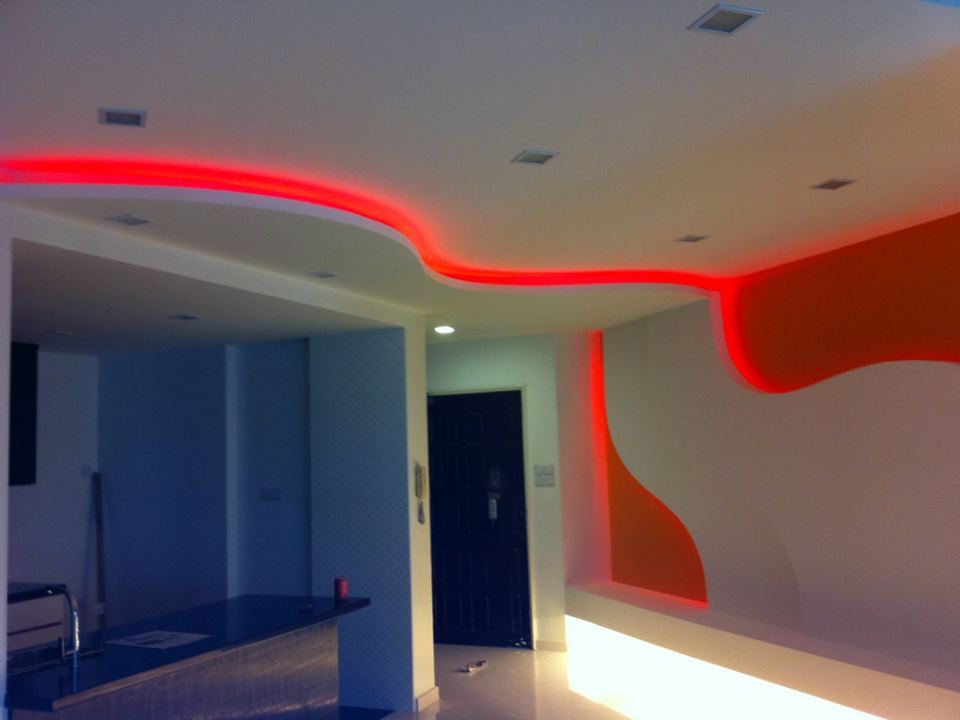 Feature wall project in Singapore - feature 03 after